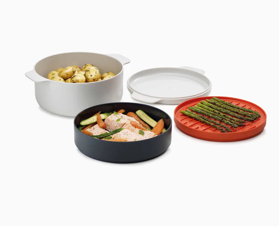 Set de 4 Outils de Cuisson pour Micro-ondes Orange M-Cuisine Joseph Joseph