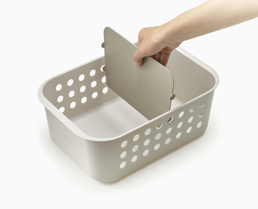 Panier de rangement de salle de bain EasyStore écru Joseph Joseph