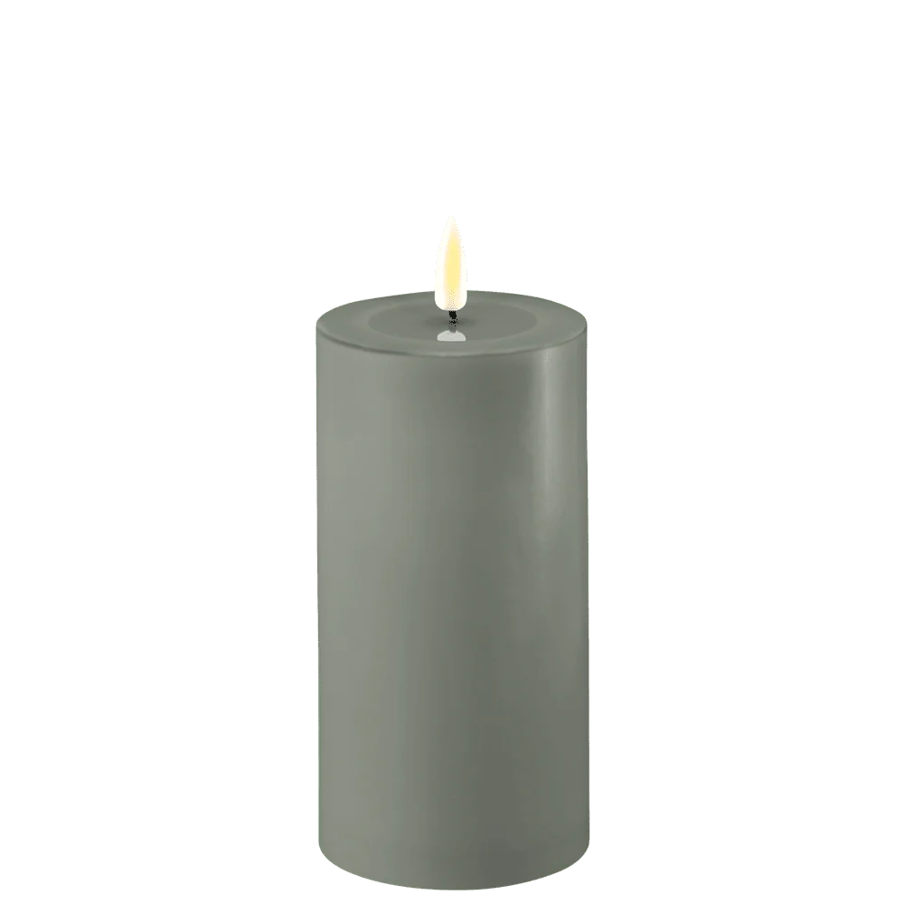 Bougie à pile en cire deluxe 5