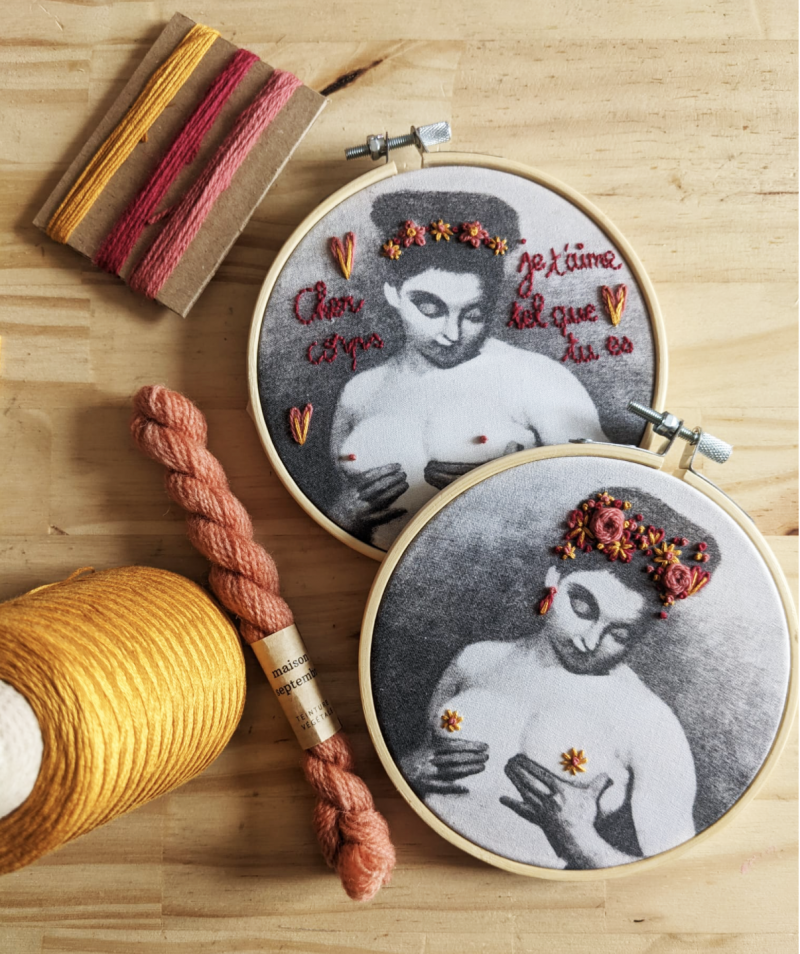 Broderie kit entreprise francaise 13