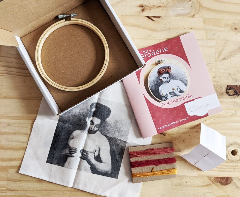 Broderie kit entreprise francaise 14