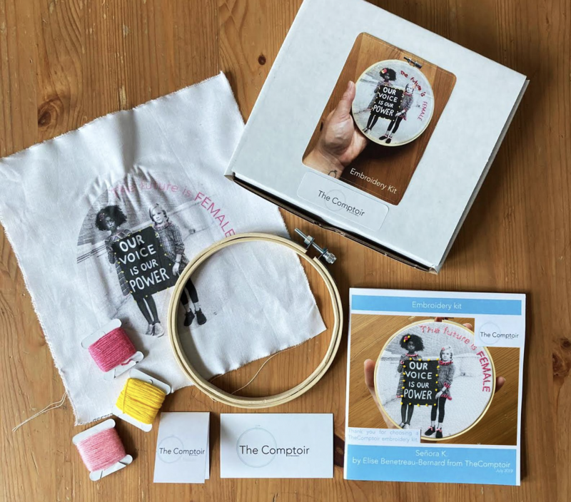 Broderie kit entreprise francaise 9
