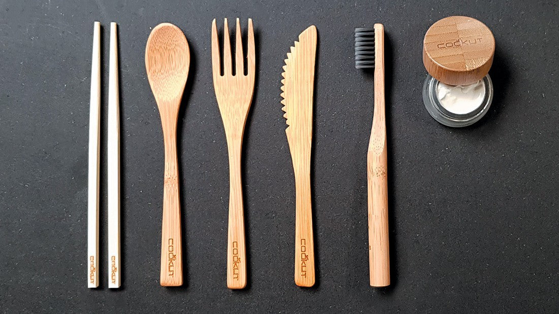 BAM BAM Kit de repas en bambou Cookut