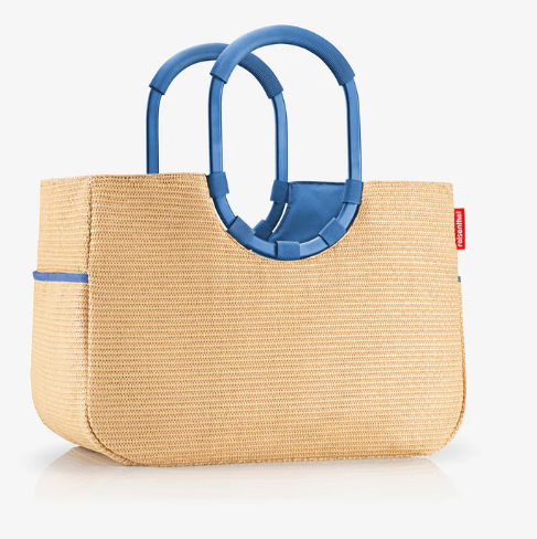 Cabas Loopshopper L Raffia bleu Reisenthel 1