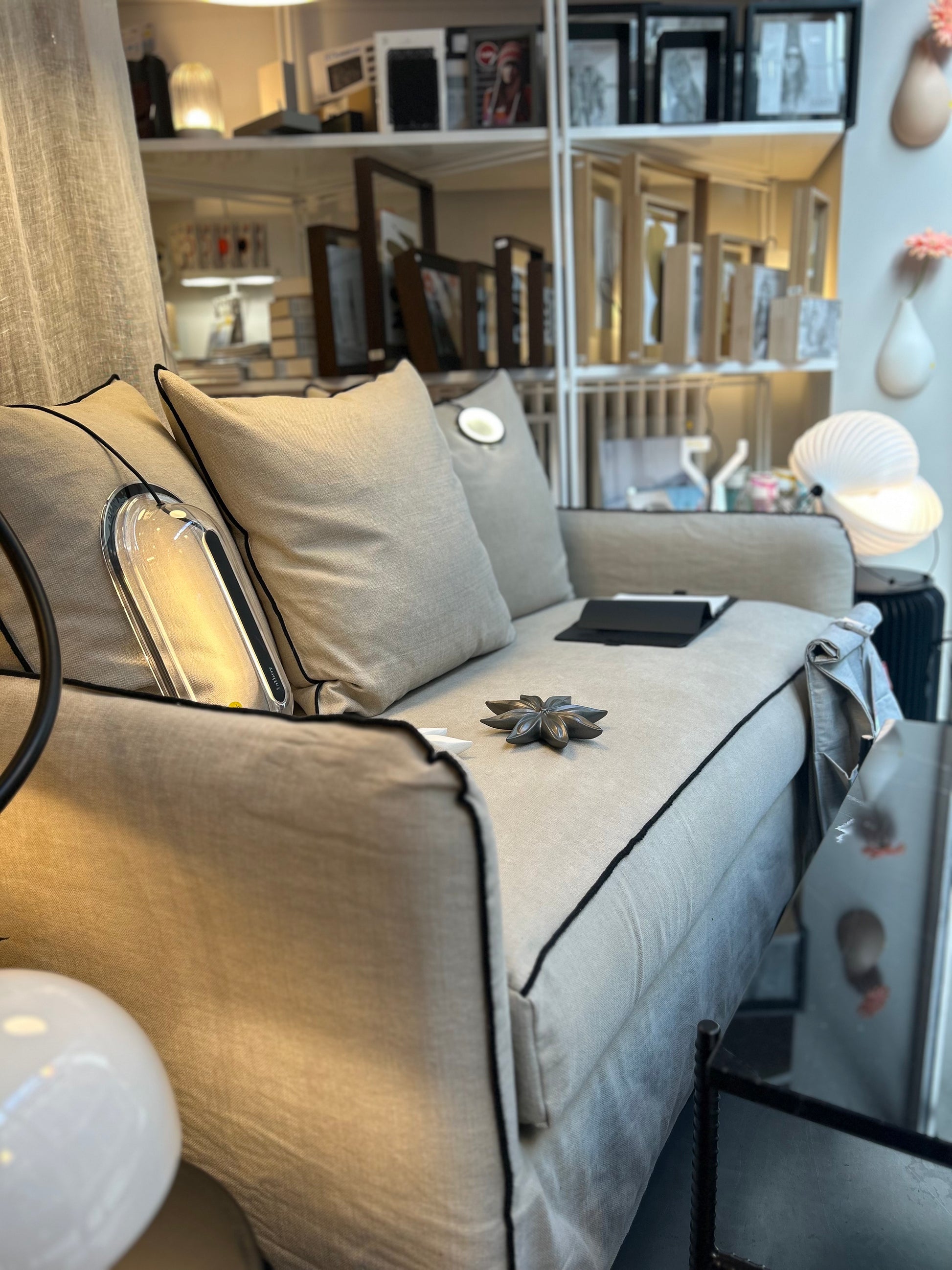 Canapé Mousse du nord lin 1