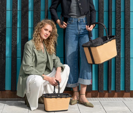 Carrybag raffia black Reisenthel 7