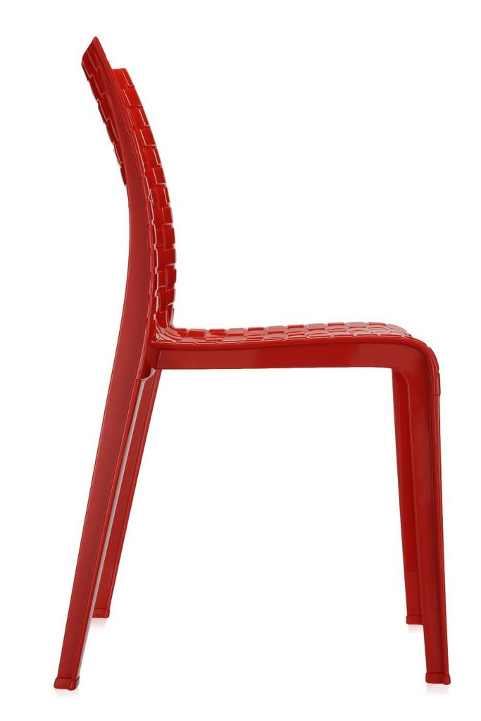 Chaise AMI AMI rouge orange Kartell