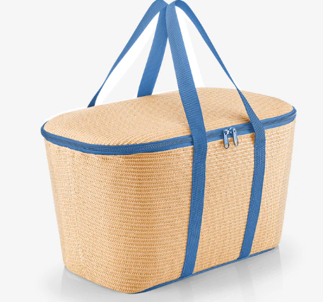Glaciere Coolerbag Raffia bleu Reisenthel 2