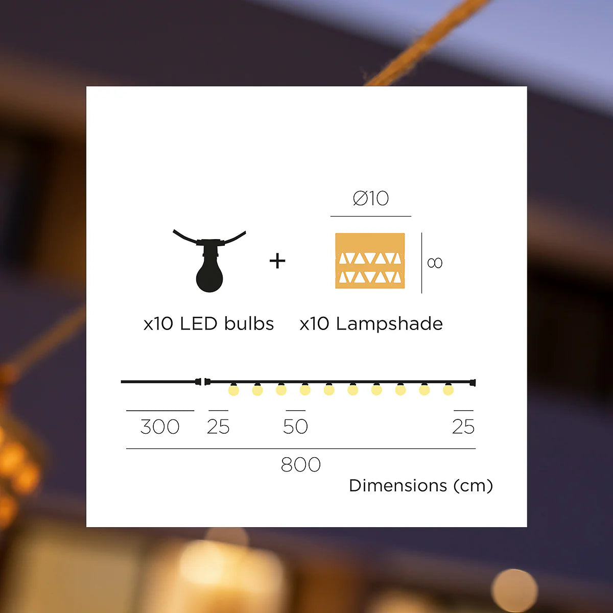 Guirlande d exterieur Alba New Garden 5