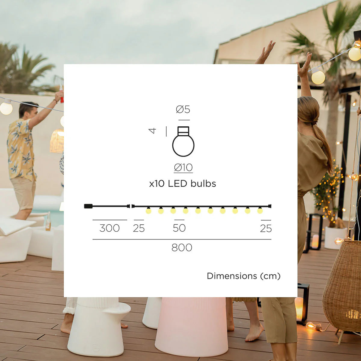 Guirlande d exterieur Bruna New Garden 2