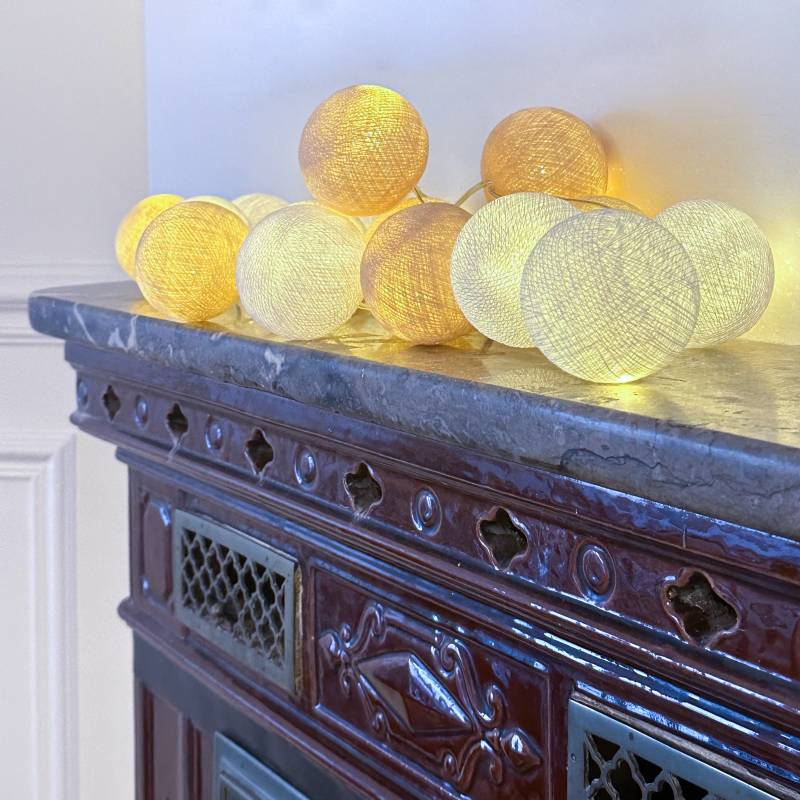 Guirlande tissu La case du cousin Paul 02