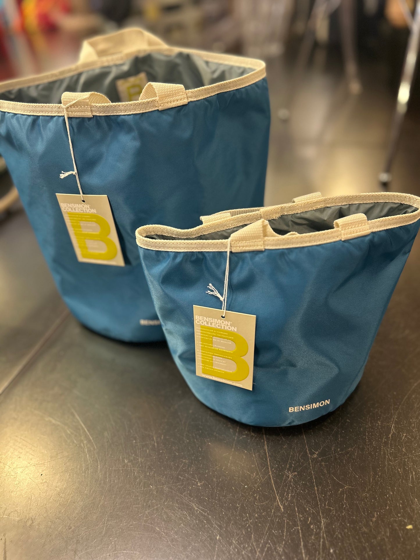 Housse de rangement bleu Bensimon