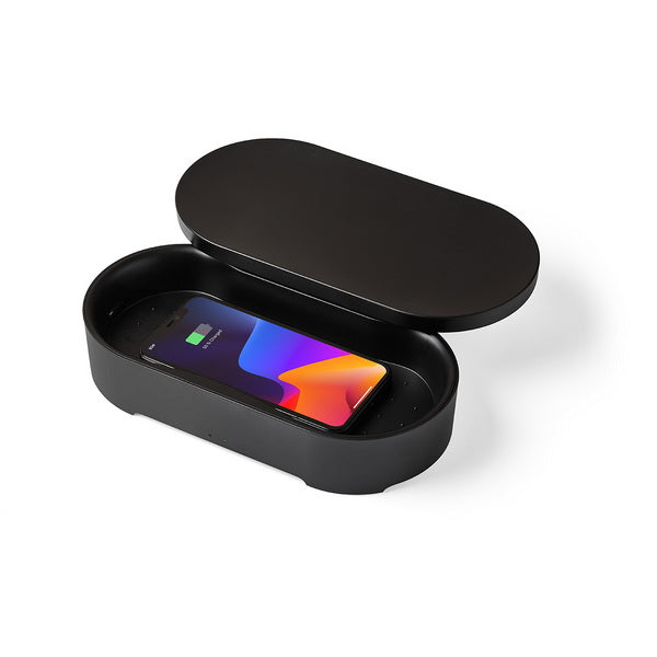 OBLIO BOX Boîtier de stérilisation UV-C avec chargeur à induction – 10W noir