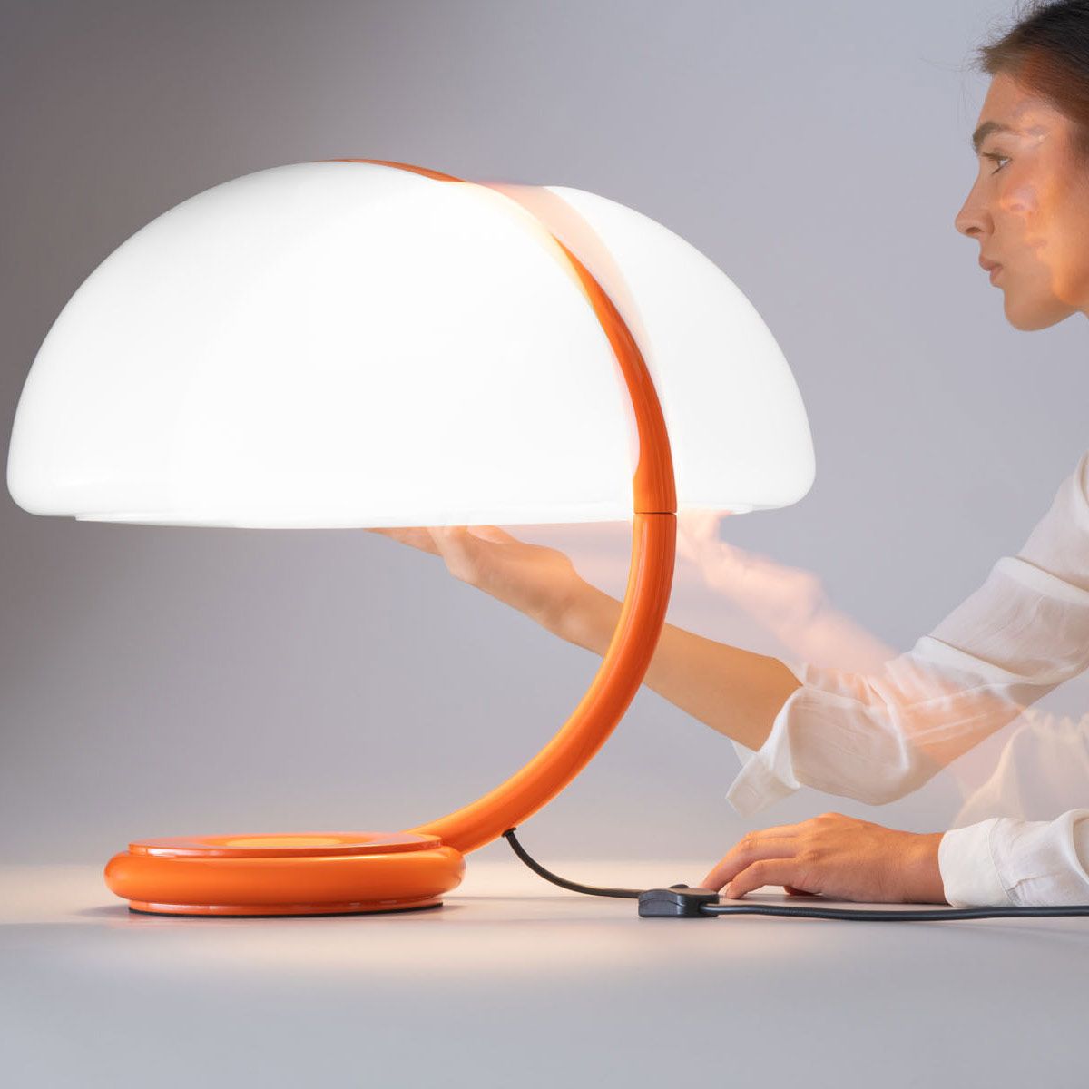 Lampe Serpente Martinelli Luce Elio Martinelli