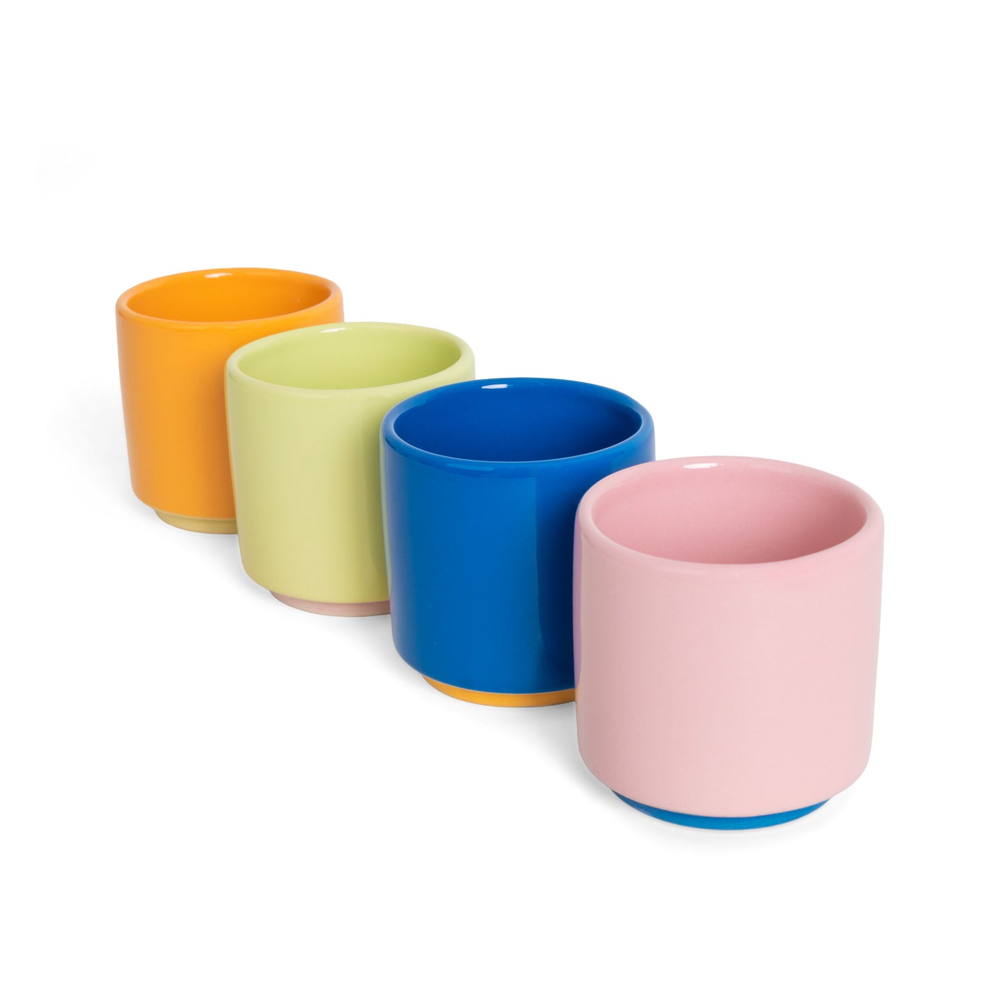 Lot de 4 tasses à espresso macchiato Helio Ferretti