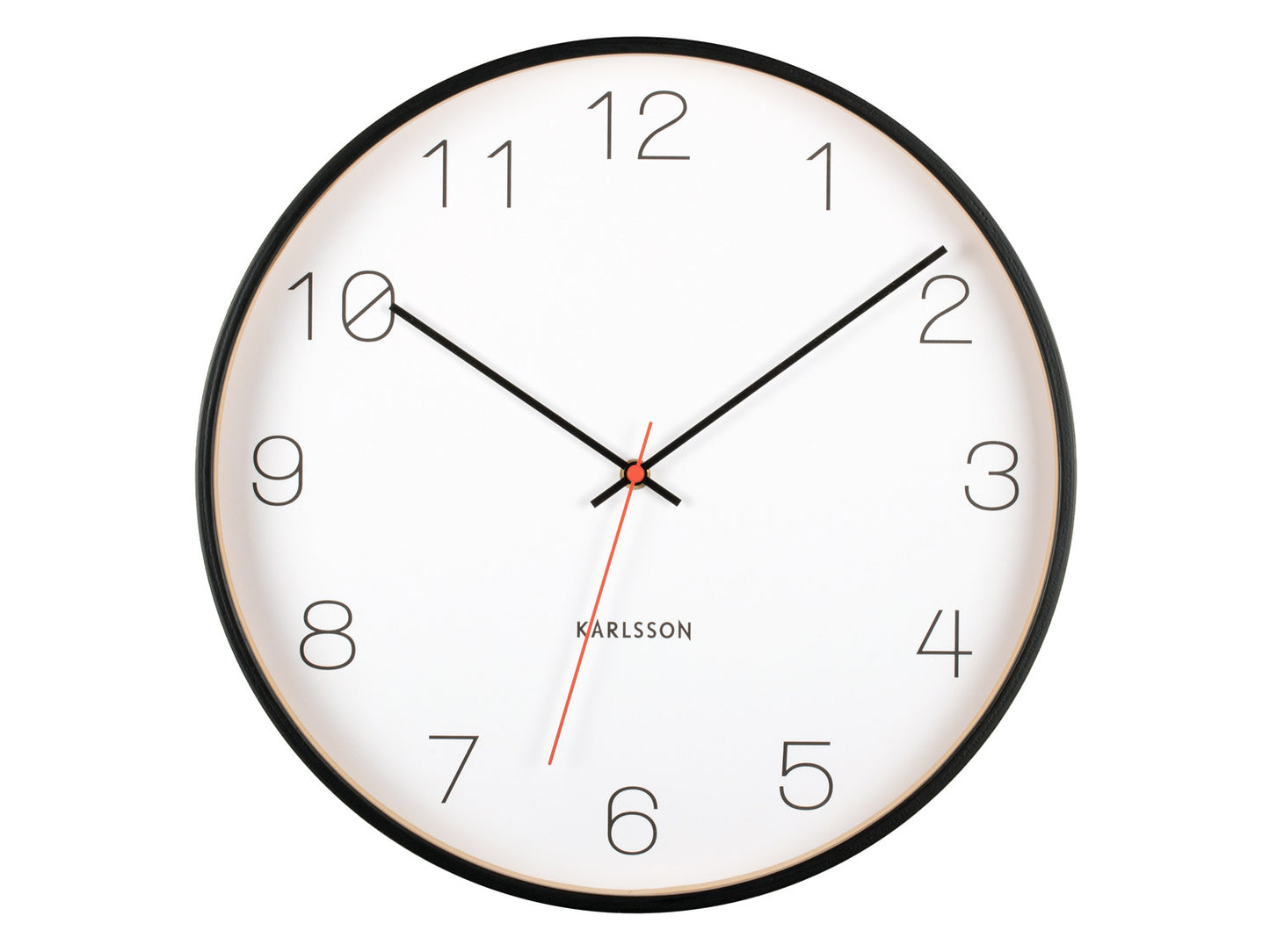 Pendule bois present time 13