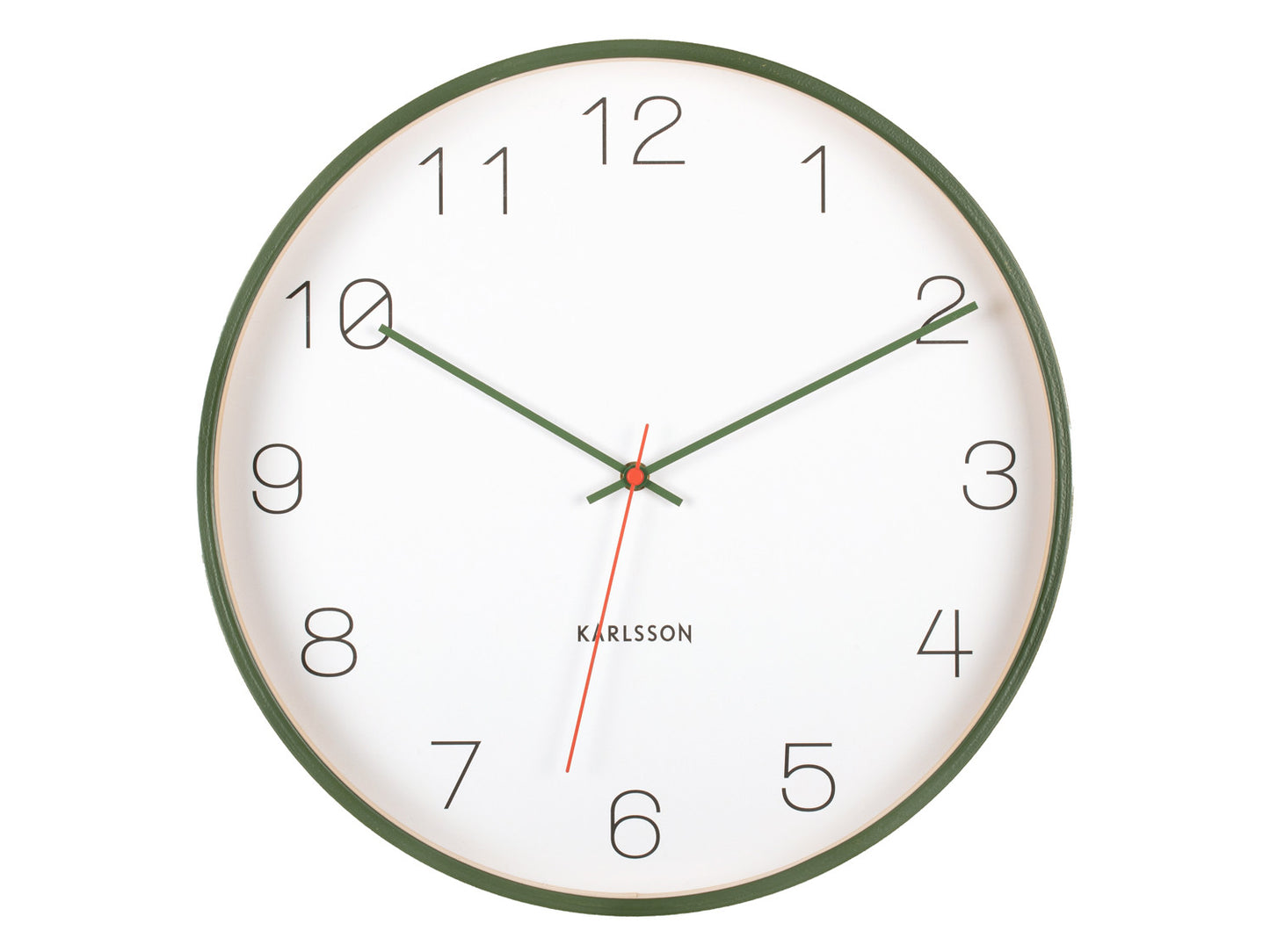 Pendule bois present time 8