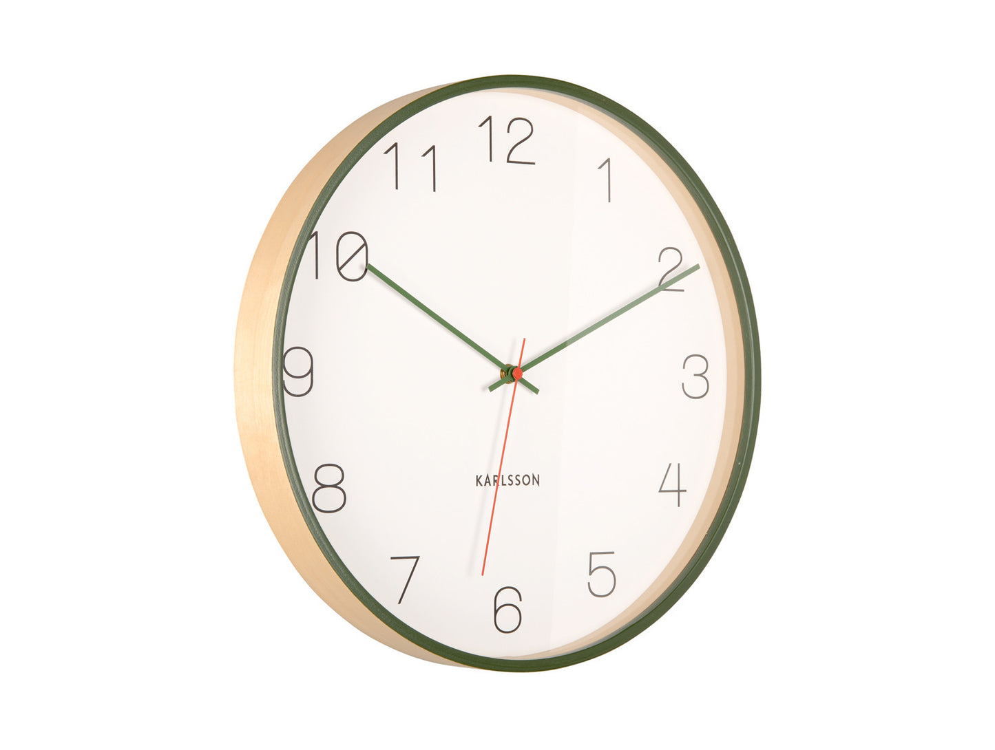 Pendule bois present time 9