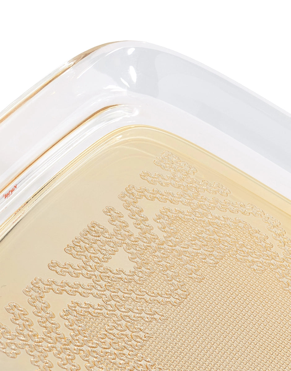 Plateau Tee time dore Kartell