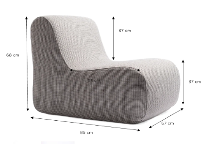 Pouf Maison Jeudi velours 4