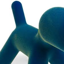 Puppy XS Bleu effet velours Magis 1