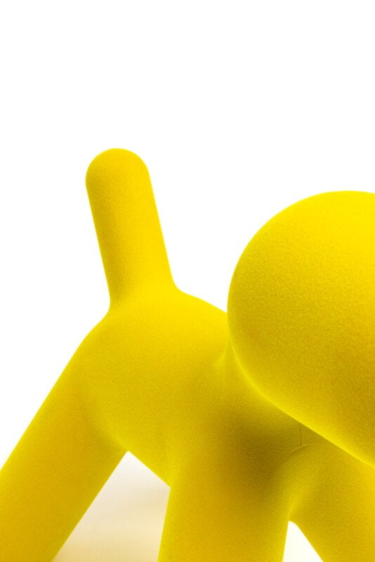 Puppy XS Jaune effet velours Magis 1