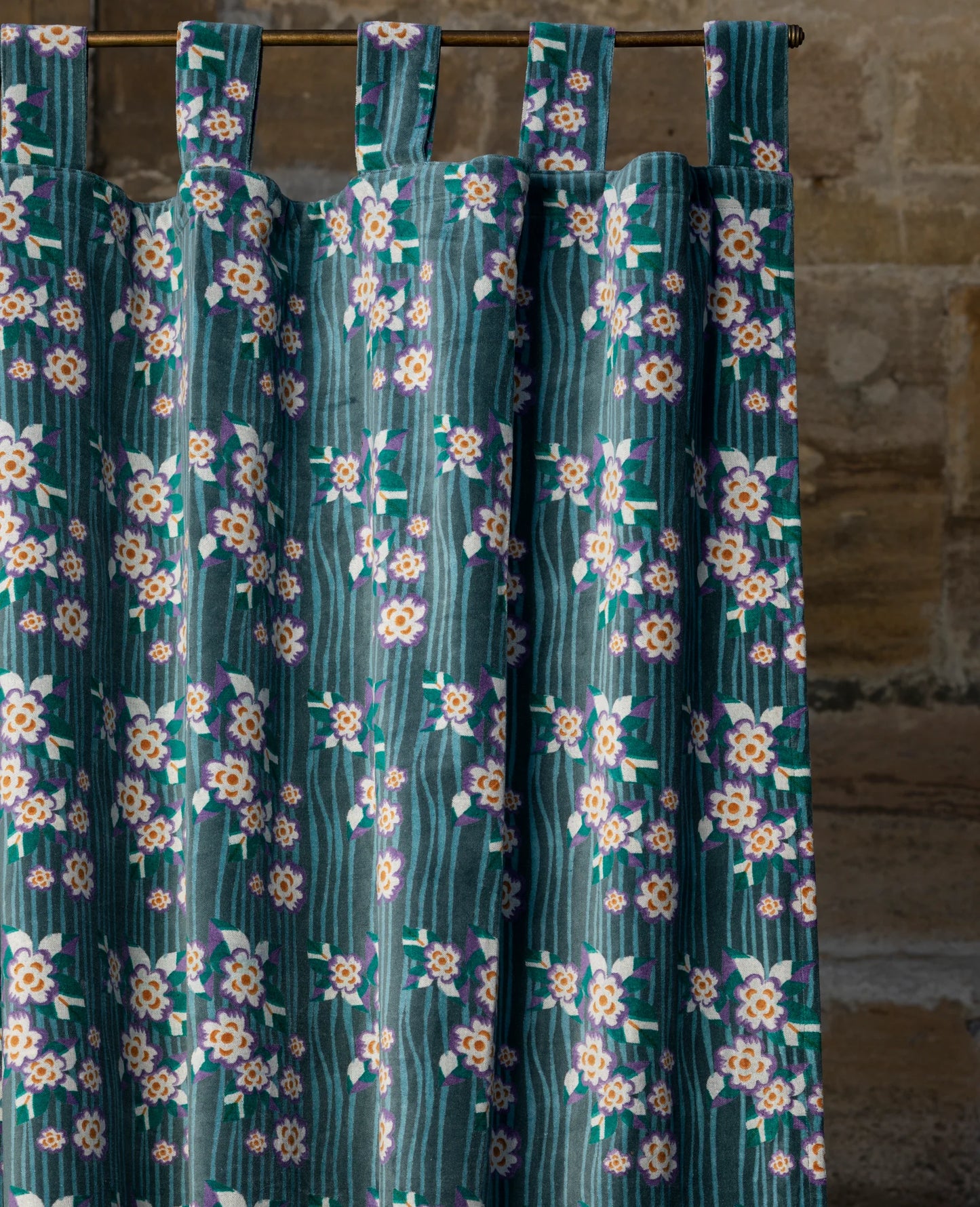 Rideaux Curtain bleu Les Touristes