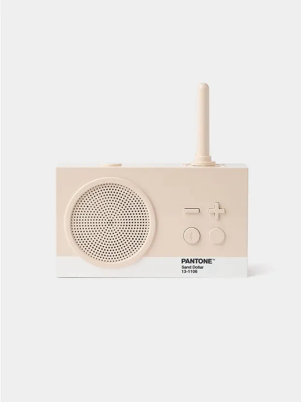 Radio enceinte Tykho 3 Lexon beige Pantone 1