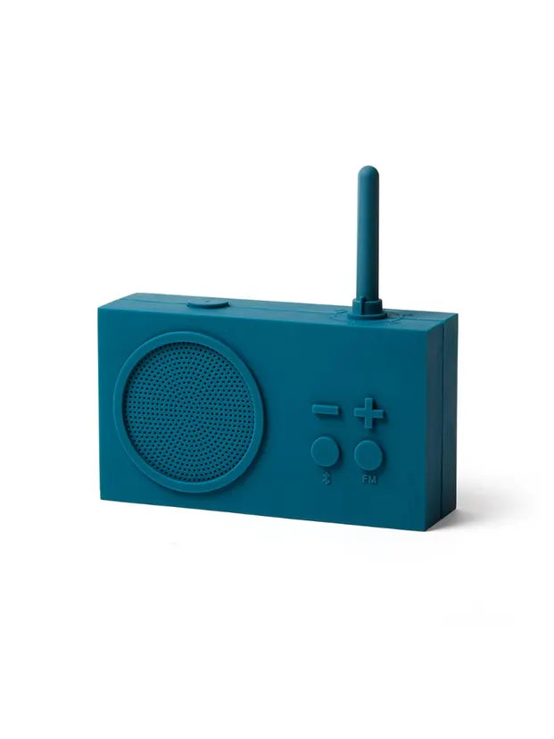 Radio enceinte Tykho 3 Lexon bleu 1