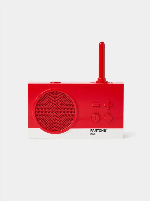 Radio enceinte Tykho 3 Lexon rouge Pantone 1