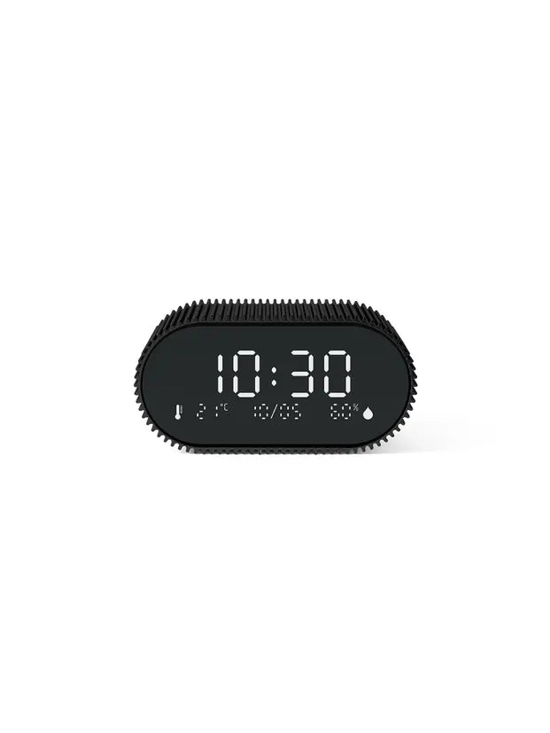 Reveil Ray Clock Noir Mat Lexon 2