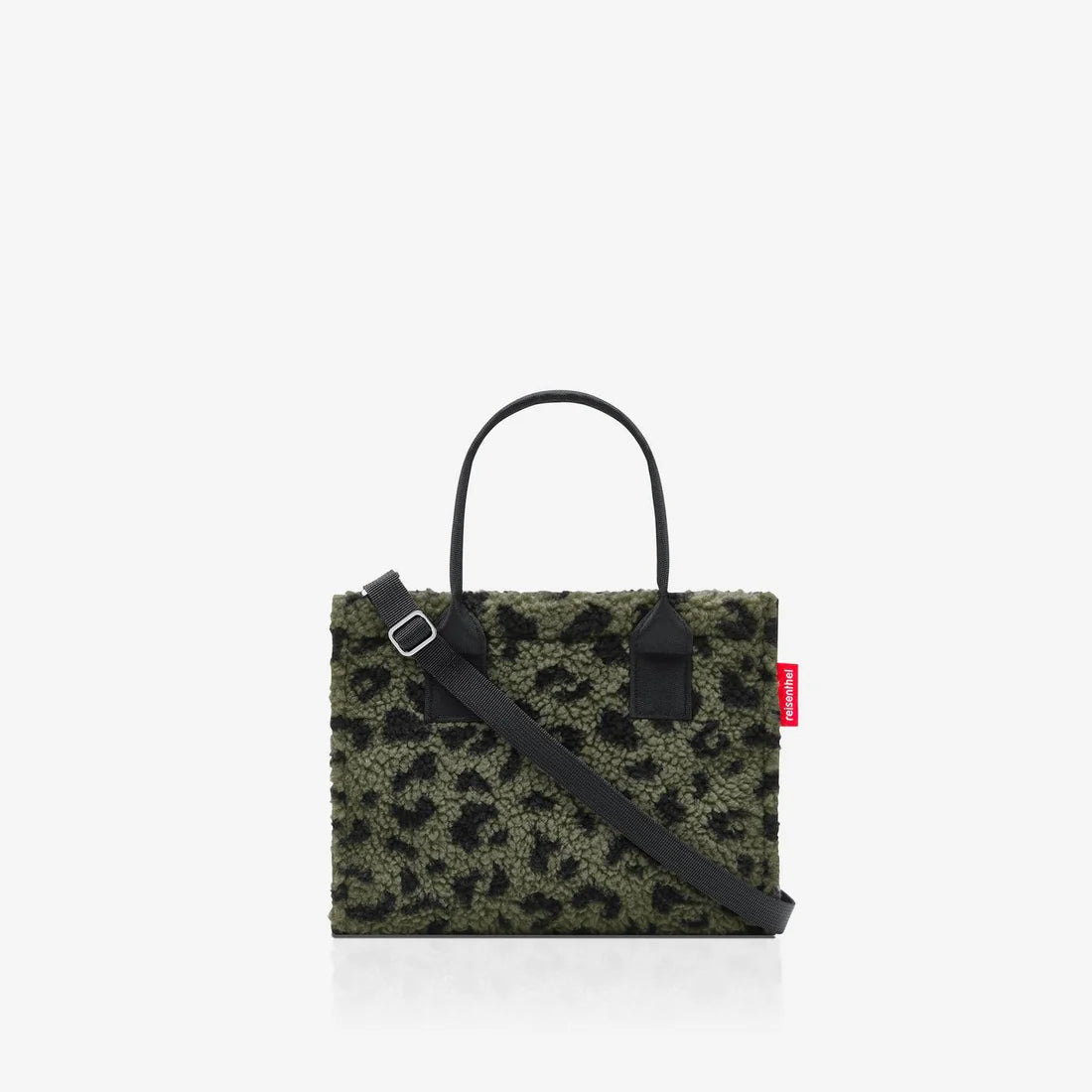 Sac a main motif leopard vert Reisenthel 4