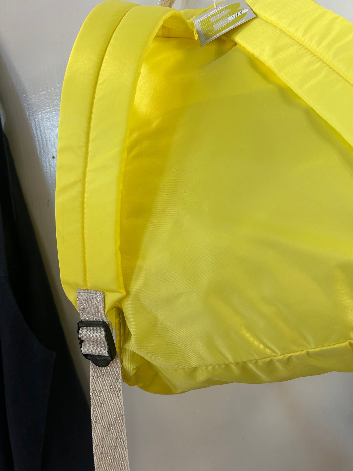 Sac à dos jaune fluo Bensimon 3