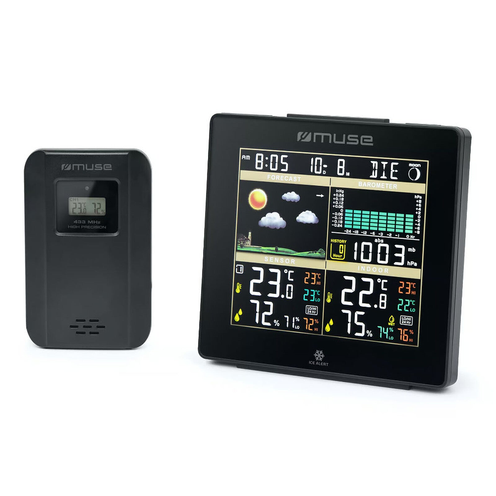 Station meteo noir Muse