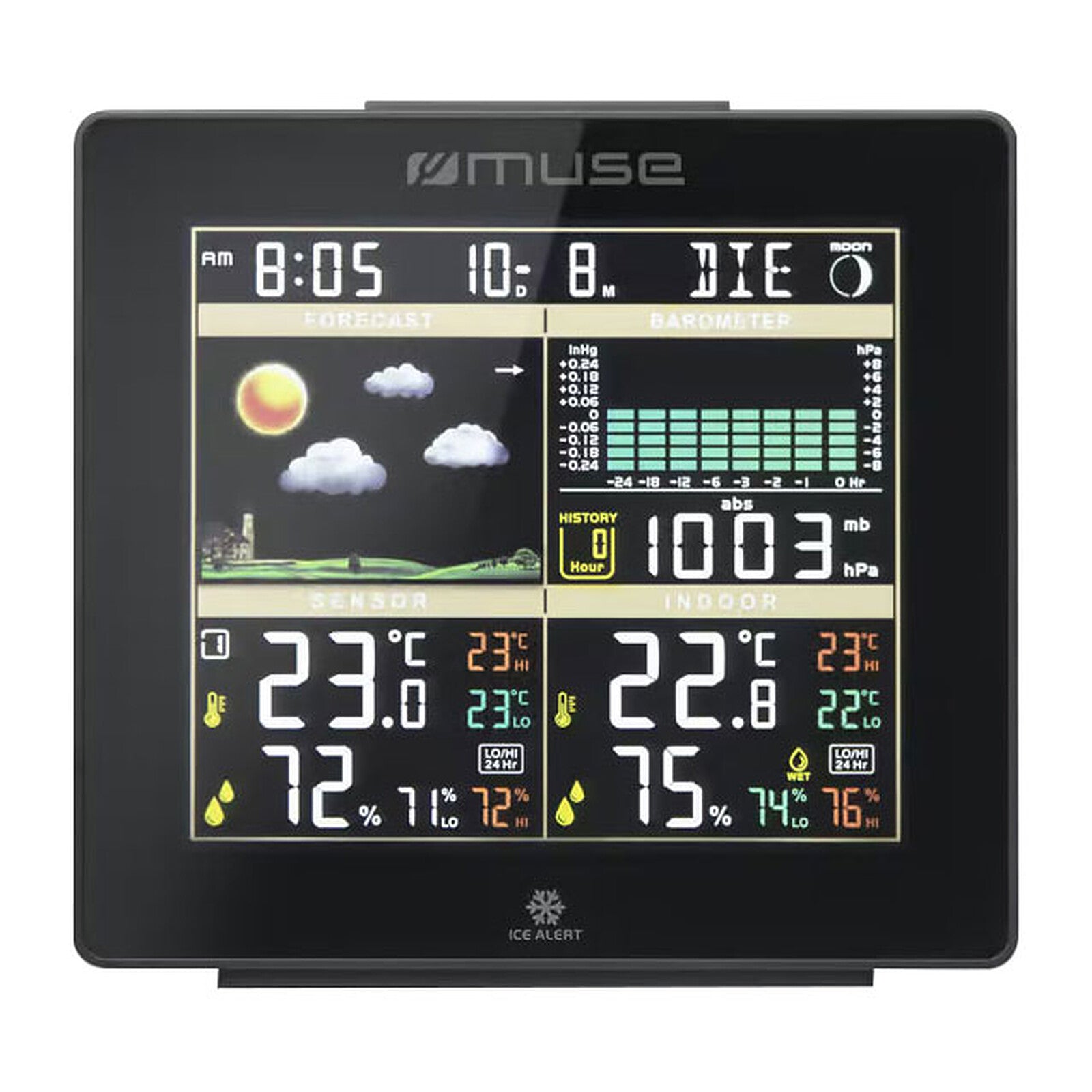 Station meteo noir Muse 1