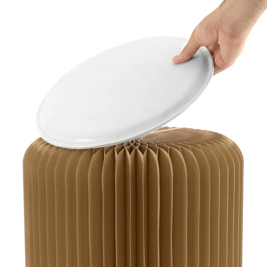 Stooly tabouret carton beige 3
