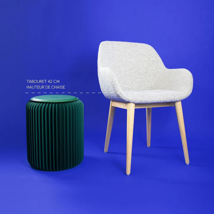 Stooly tabouret carton vert