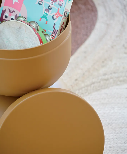 Tabouret Gueridon Piapolo Cerise noir Fermob 1