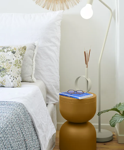 Tabouret Gueridon Piapolo Cerise noir Fermob 2