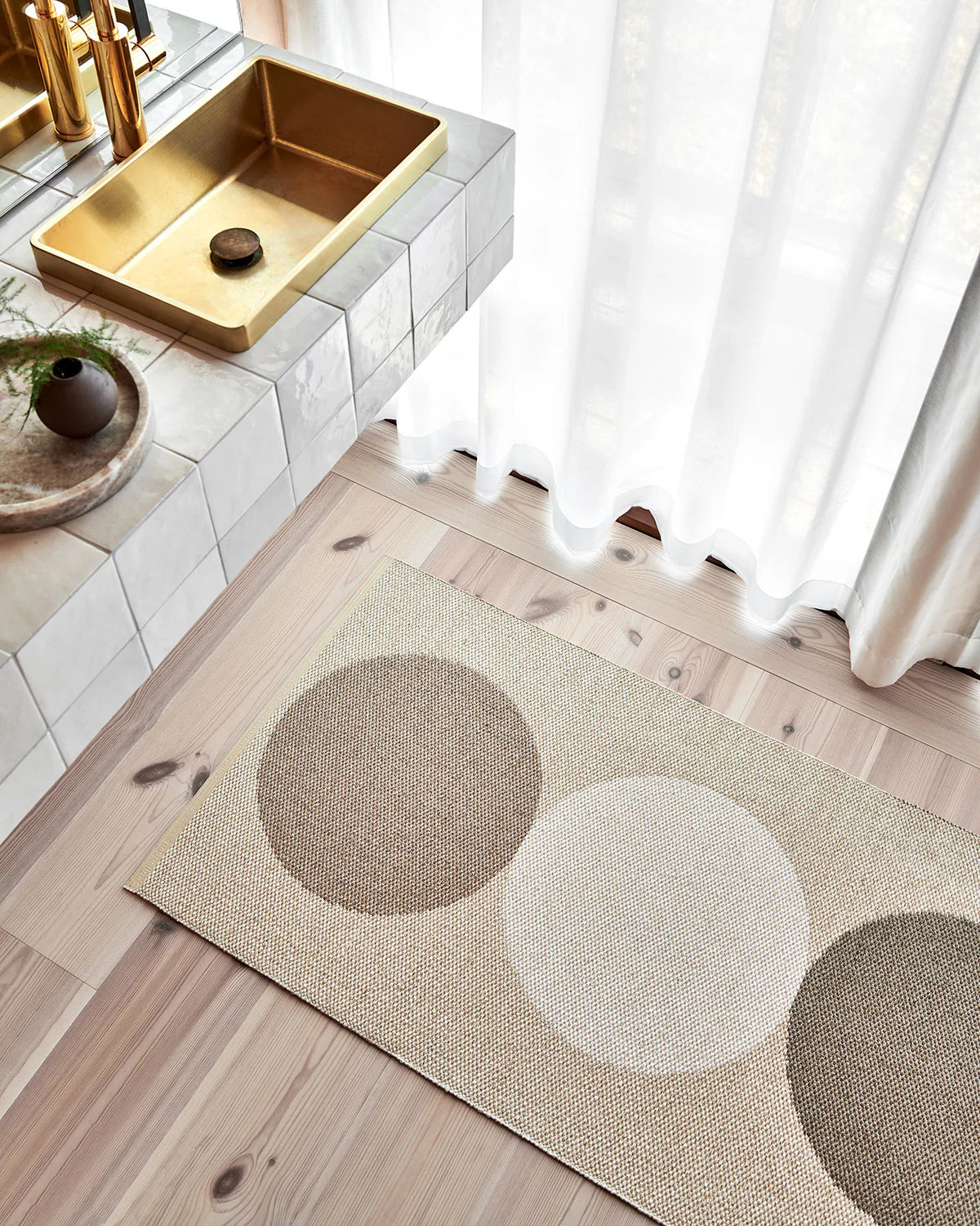 Tapis Pappelina Otto cream