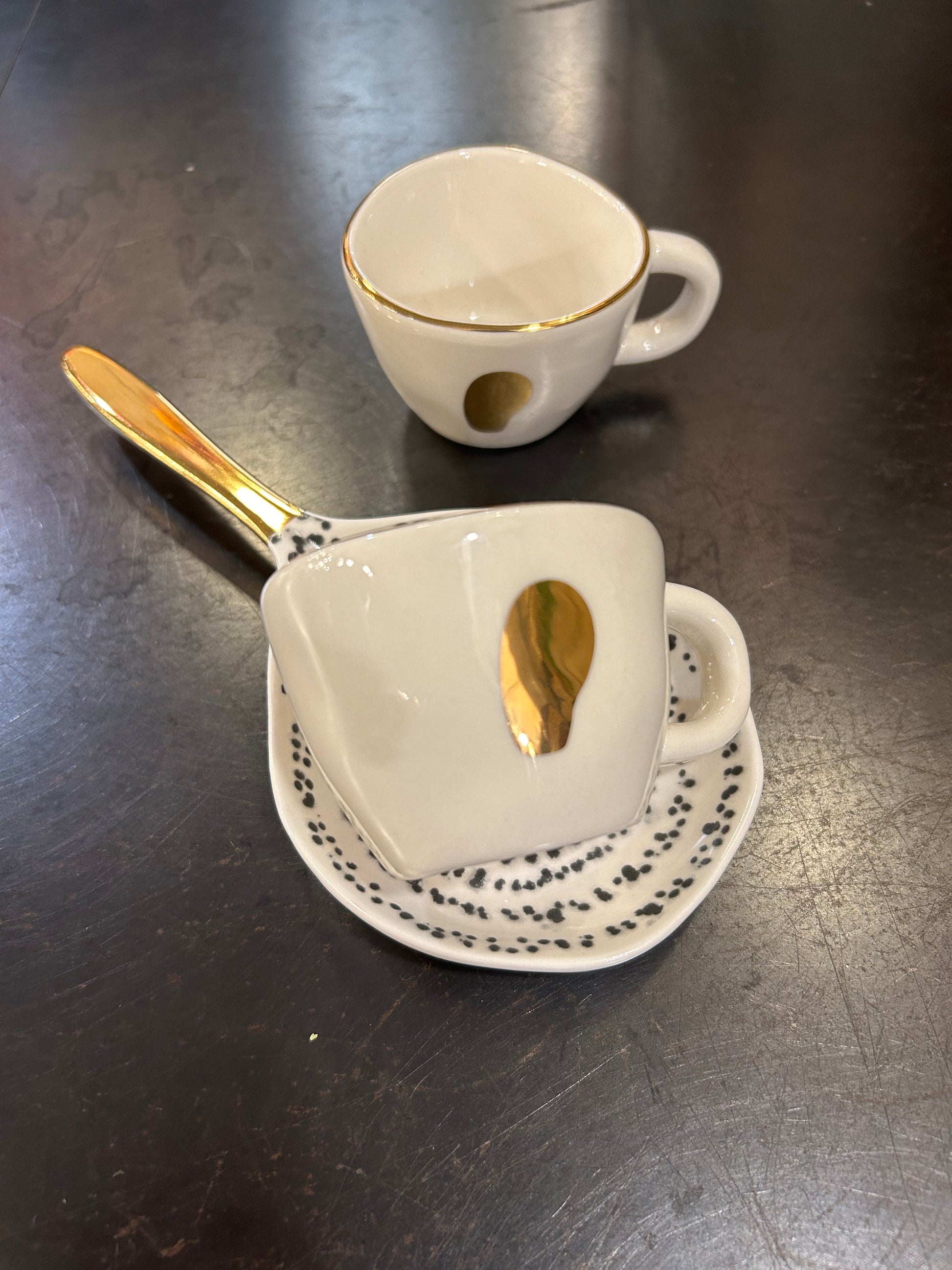 Tasse expresso doré Bensimon