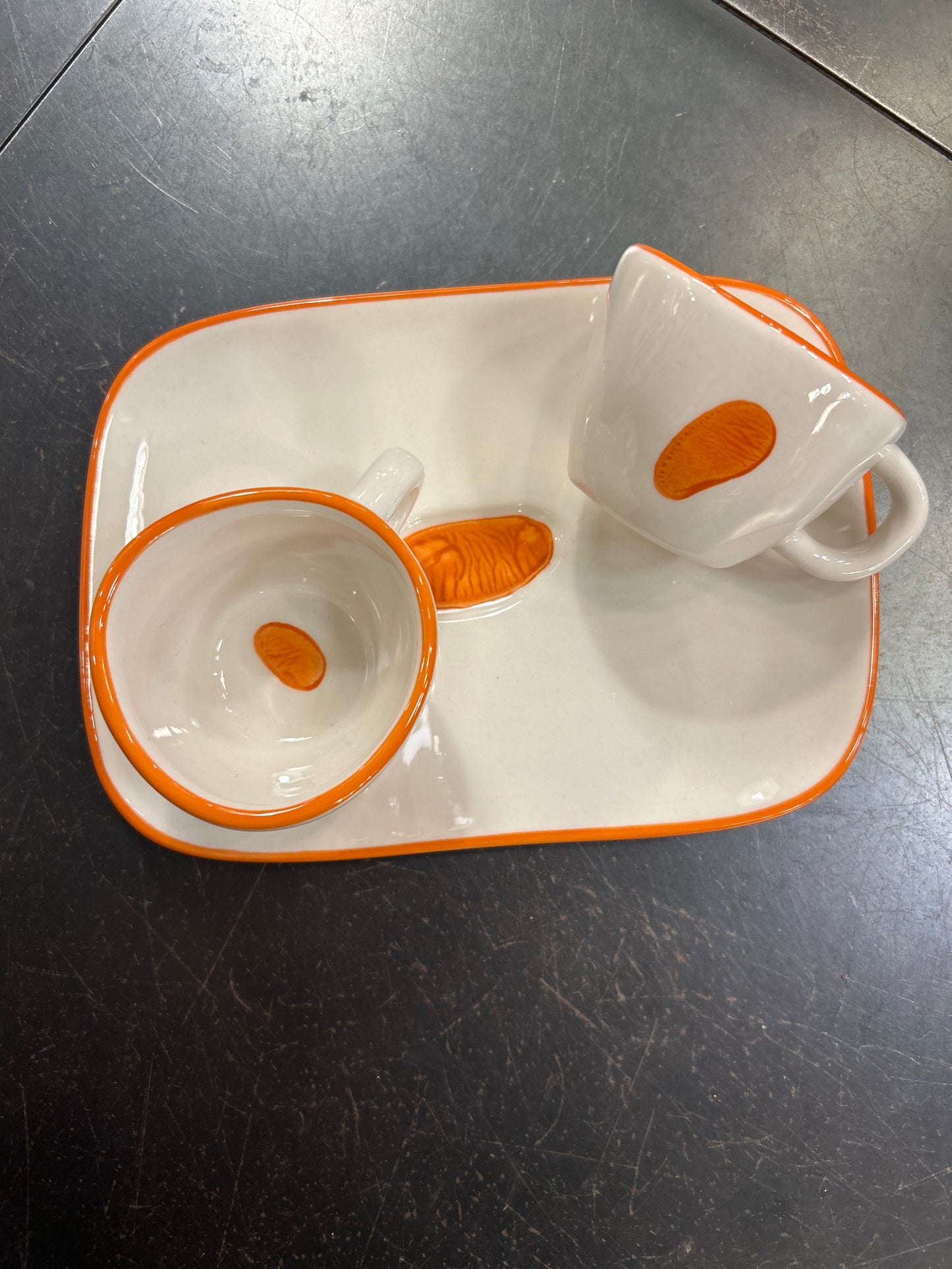 Tasse expresso orange Bensimon 1