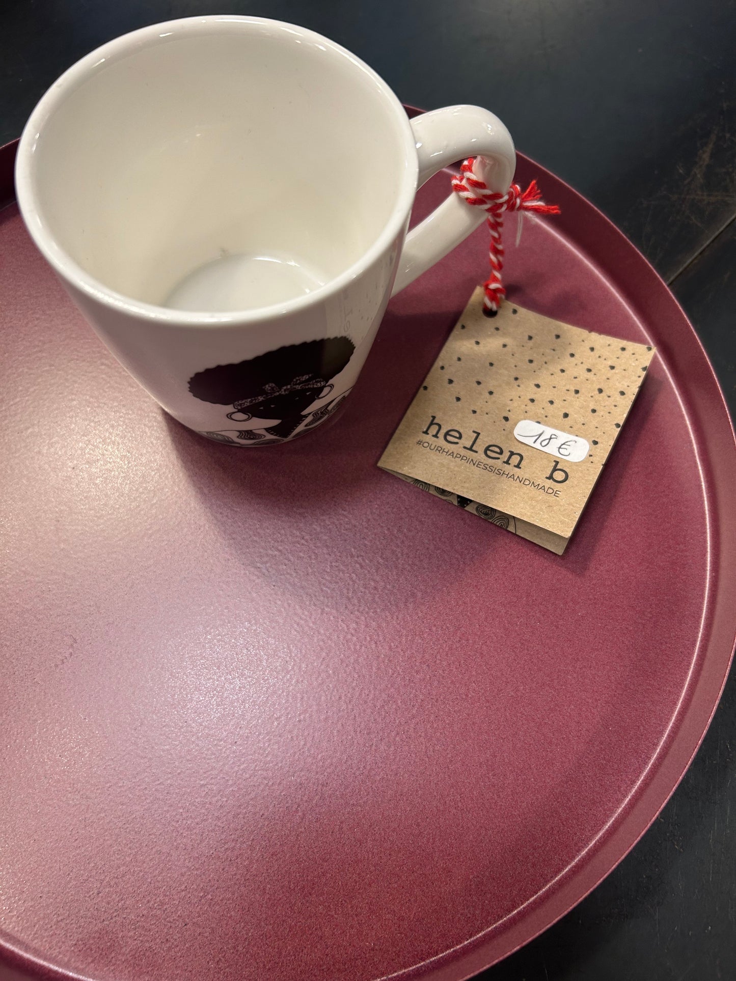 Tasse peint à la main Helen B 3