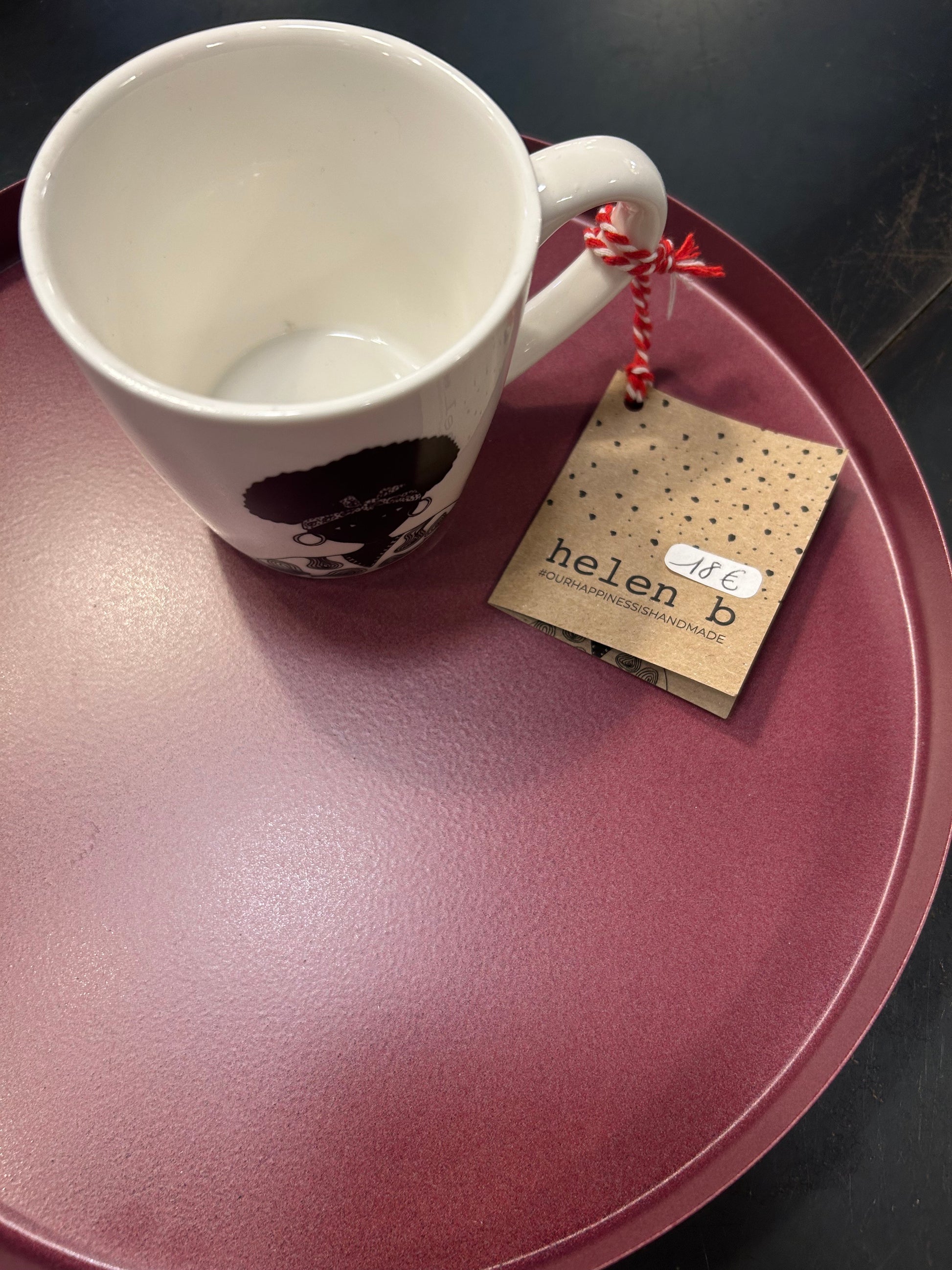 Tasse peint à la main Helen B 3