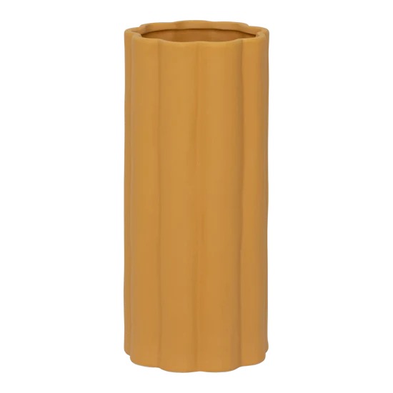 Vase ceramique rouge orange mat Urban Nature Culture