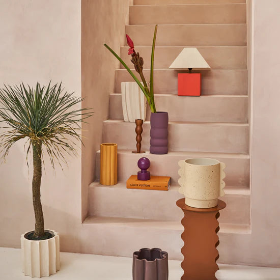 Vase ceramique violet mat Urban Nature Culture 1