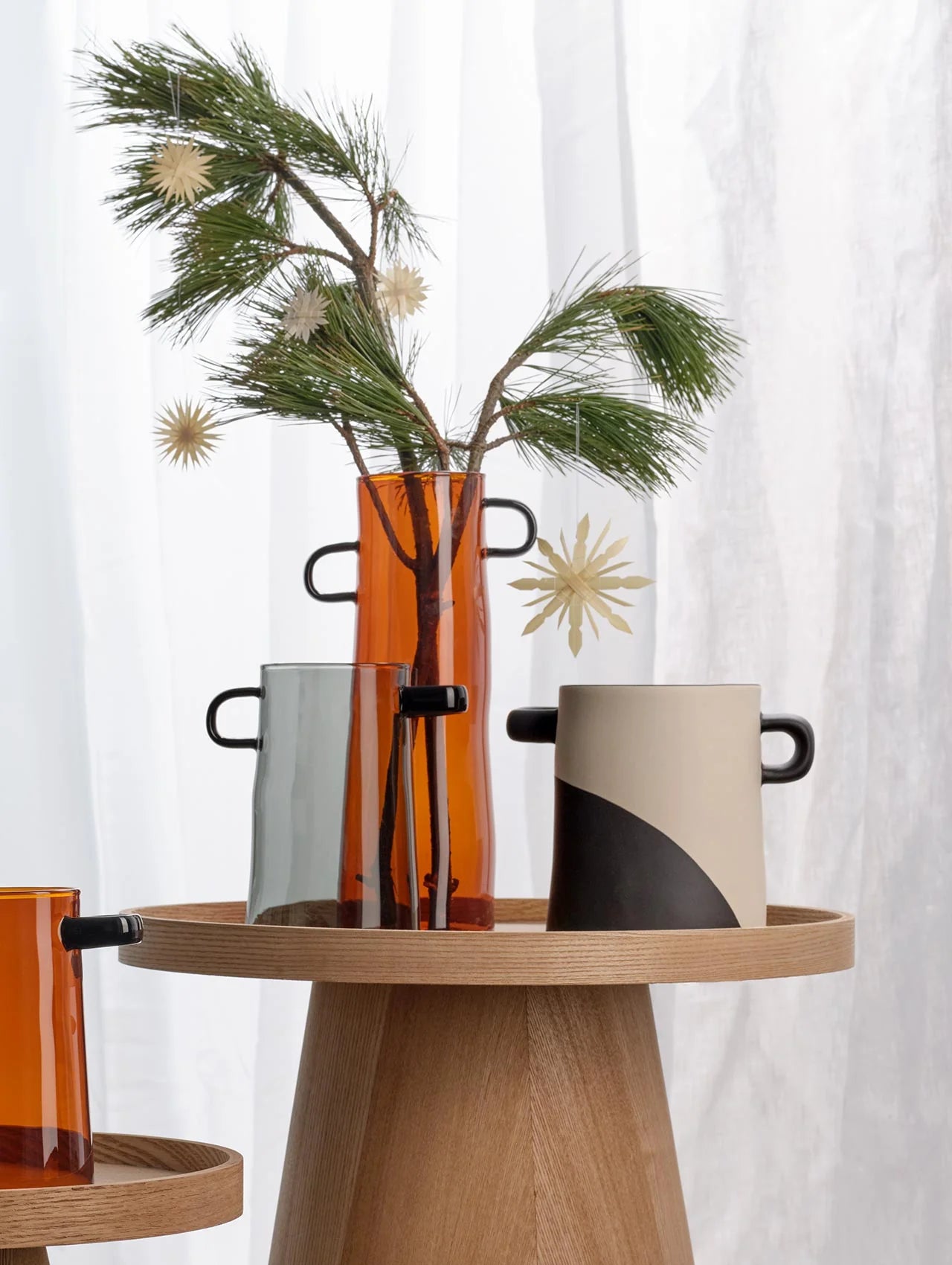 Vase gris fume Asa Selection