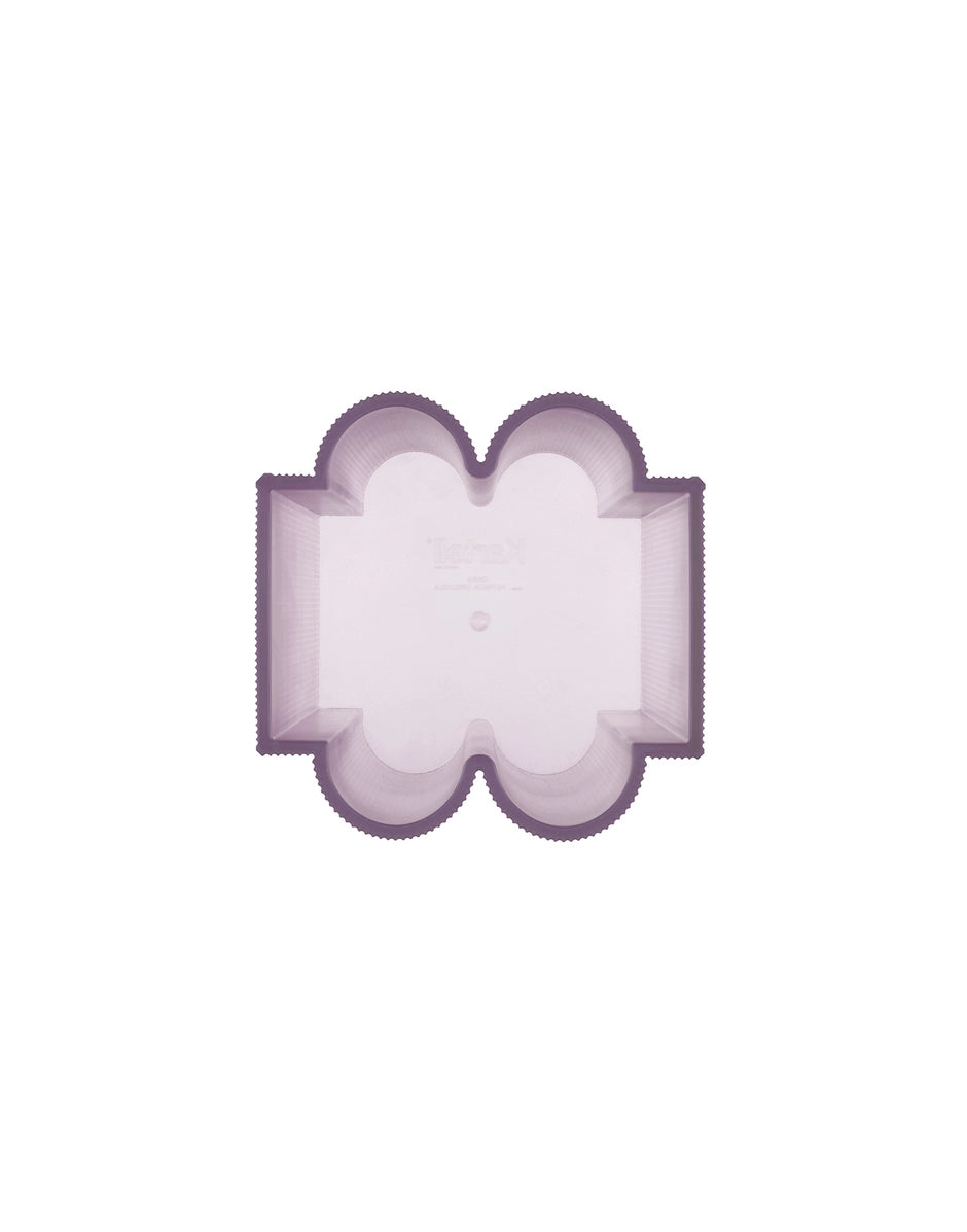 Vase violet effet cristal Kartell