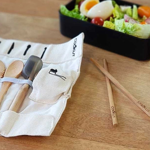 BAM BAM Kit de repas en bambou Cookut