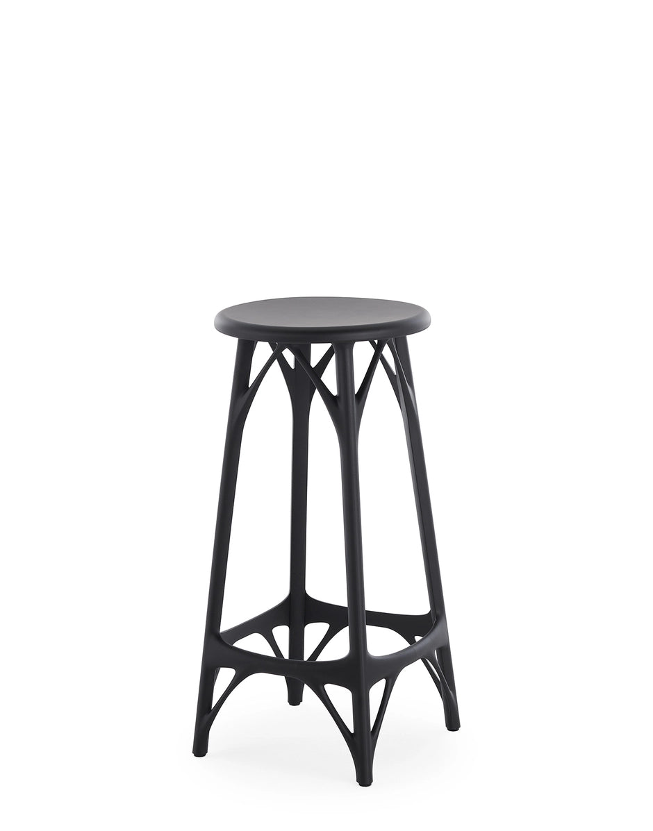 Tabouret AI h65 Noir Kartell